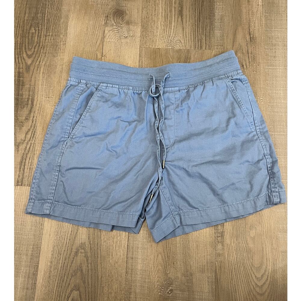 Orvis Blue Drawstring Cotton Lyocell Shorts